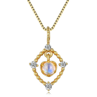 Enchanting Blue Moonstone Necklace-Your Soul Place